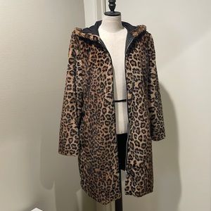 Faux fur coat